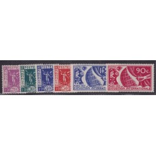 FRANCIA 1936 Yv 322/7 SERIE COMPLETA NUEVA CON GOMA 57 €